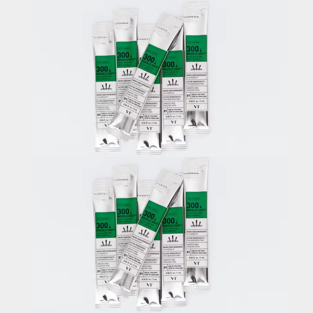 GASHINA STORY Reedle-Shot-300 post-cleansing application demonstrating quick absorption.