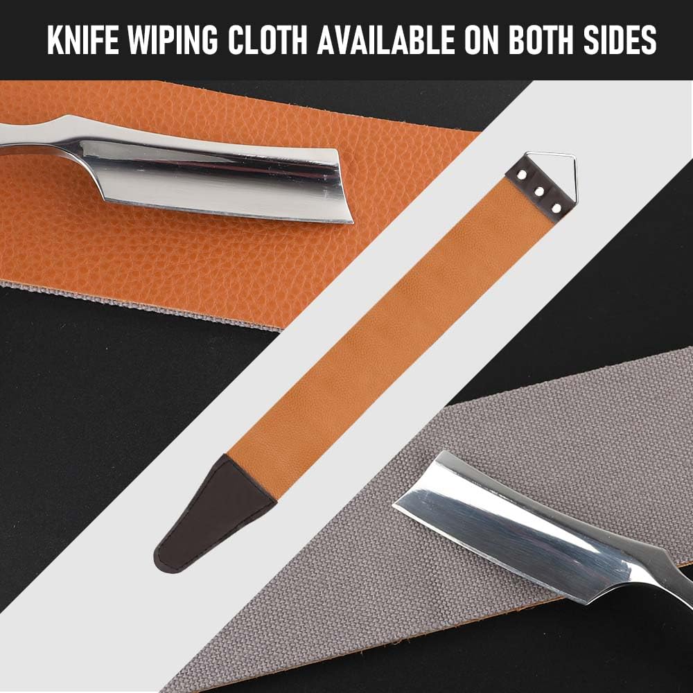 GASVM foldable razor shown for compact storage and travel readiness.