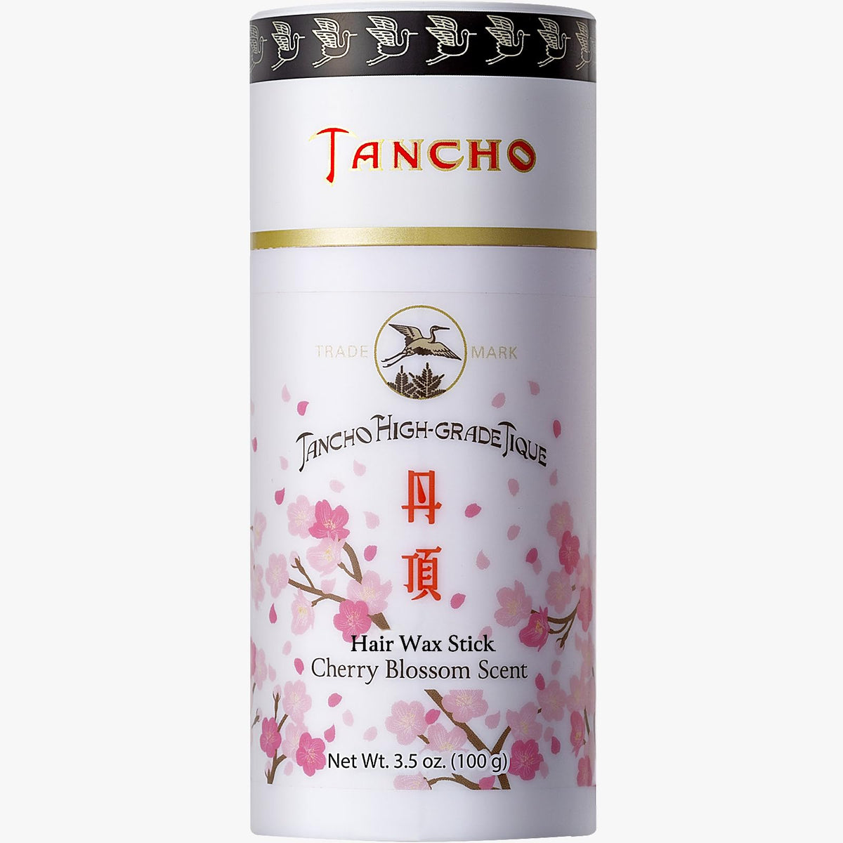 Gatsby Tancho wax stick used for precise application and sleek all-back styling.