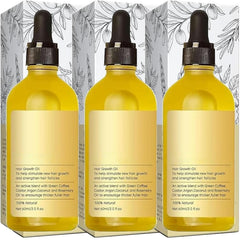 Gaukomzs Hair Growth Oil bottle with rosemary, promoting nourished roots and smoother strands.