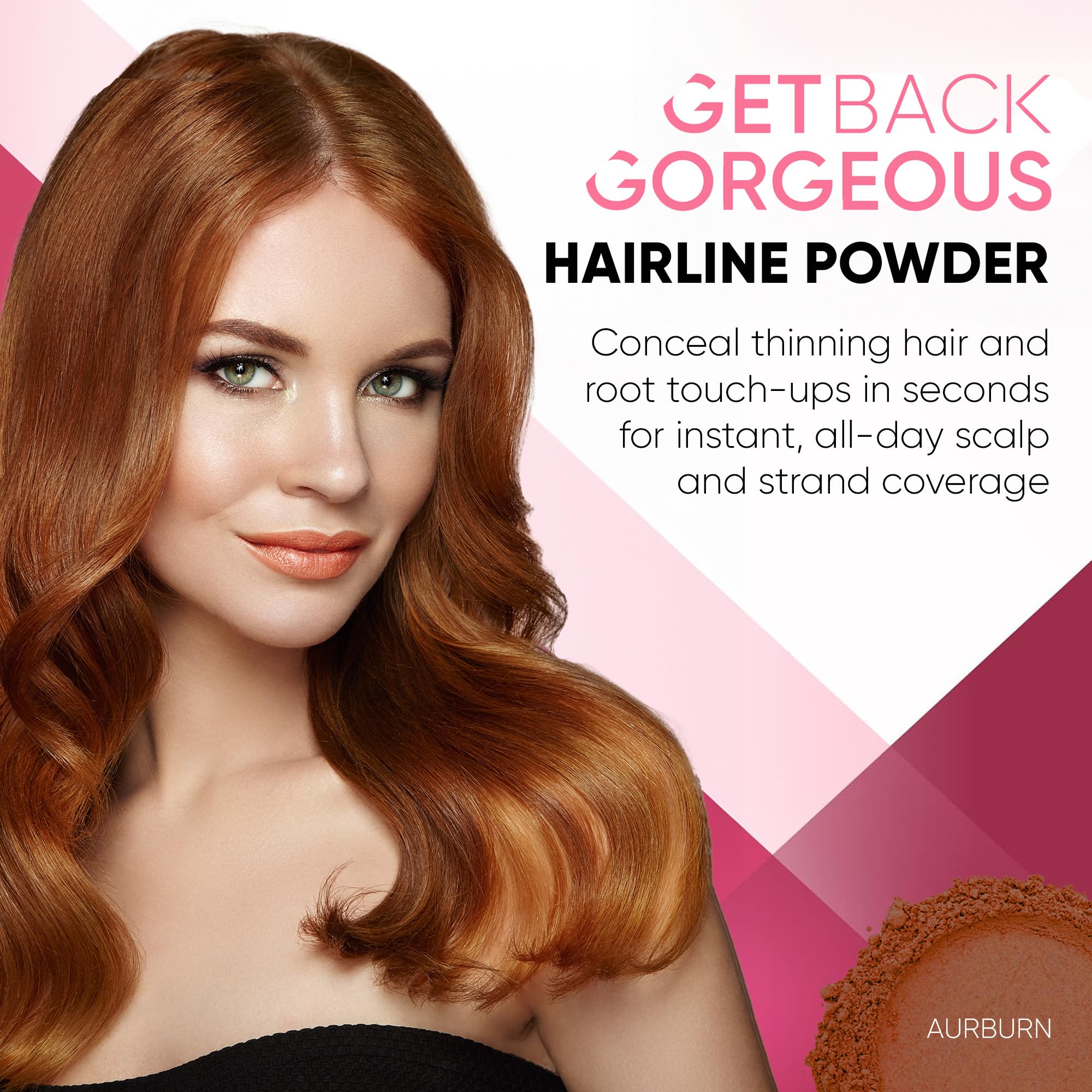 GBG Hairline Powder Application Puff: easy fingertip-free touch-ups throughout the day.
