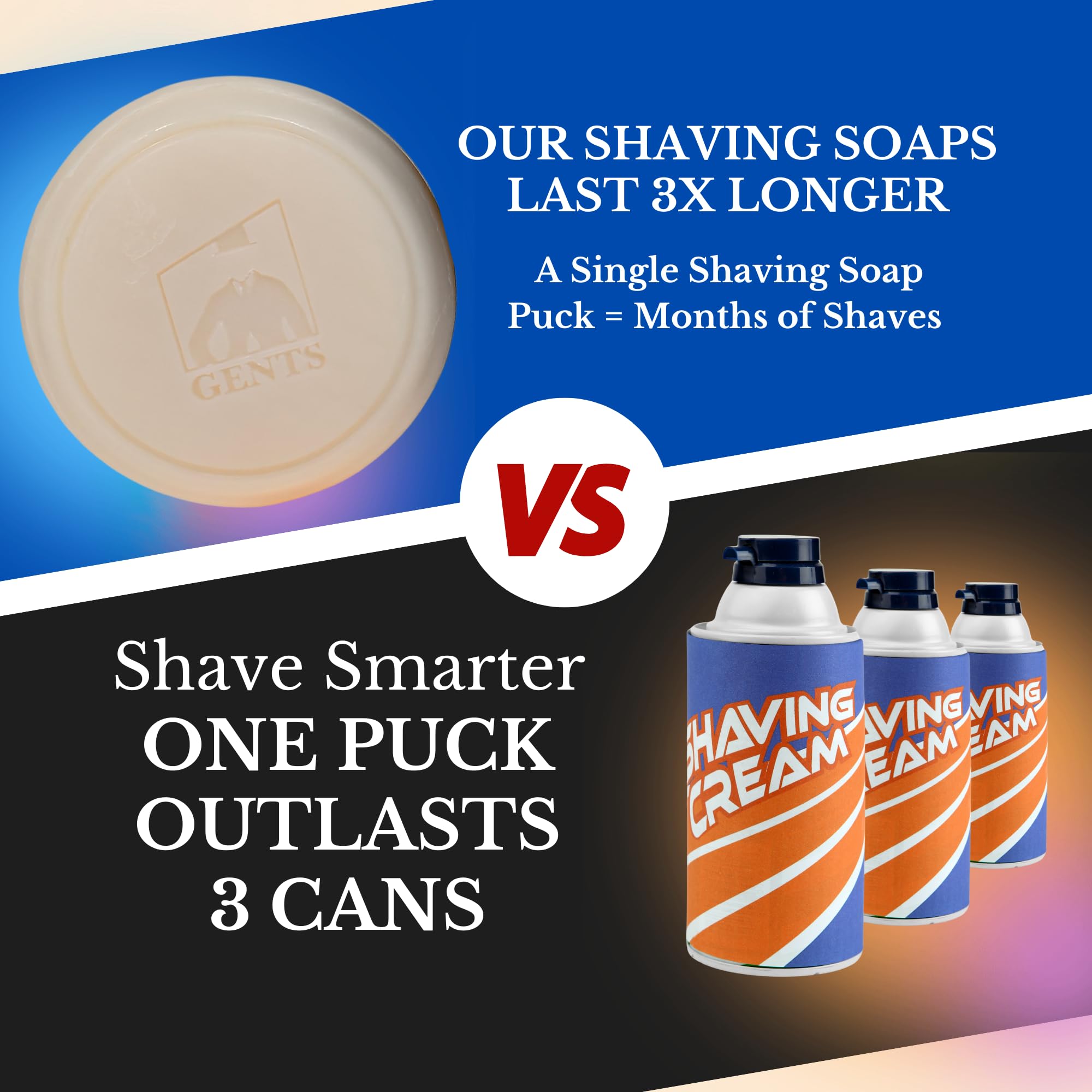 G.B.S soap lasting multiple shaves demonstration for long-lasting use