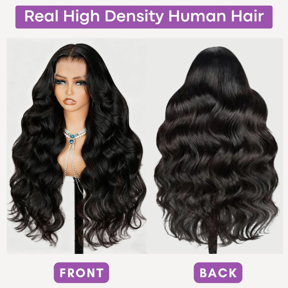 GCOKS pre-plucked natural hairline with baby hairs for realism.