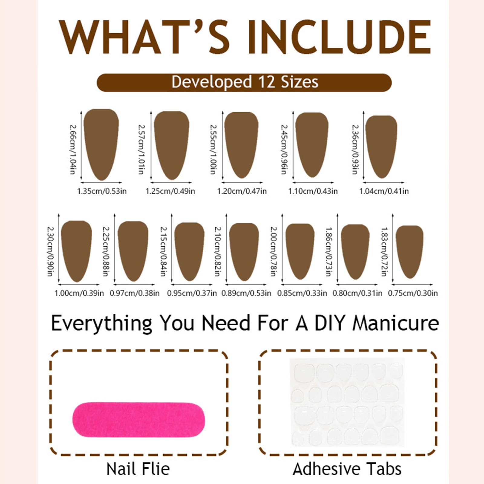 GCSQW full-cover stick-on nails kit for fast transformations