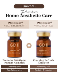 GD11 Premium Cell Treatment application on skin supports absorption and even coverage.