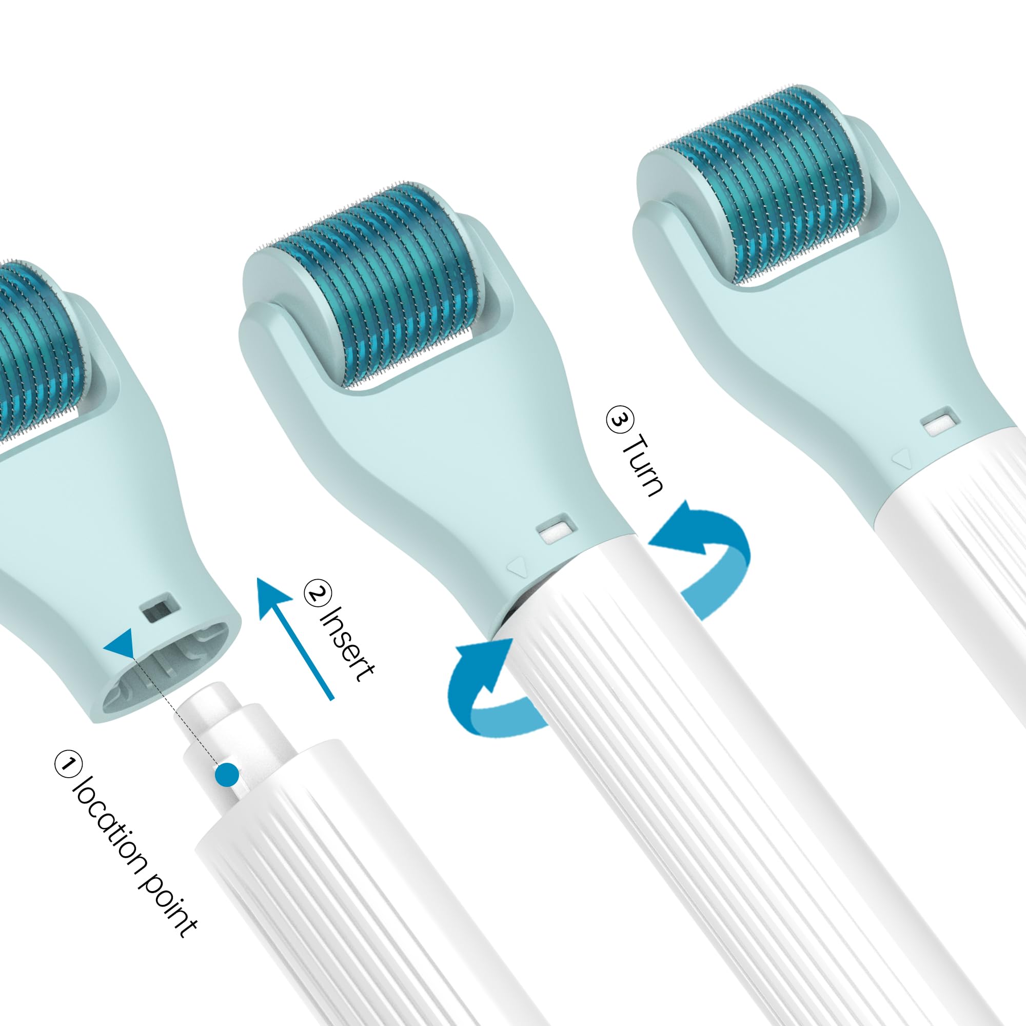 Gdbanlimi derma roller used on the face for everyday skincare routine