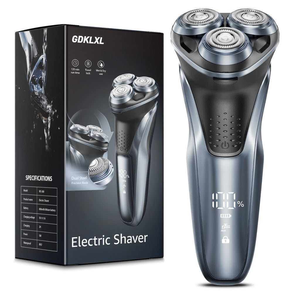 GDKLXL Rechargeable Razor waterproof IPX7 for shower use and travel convenience
