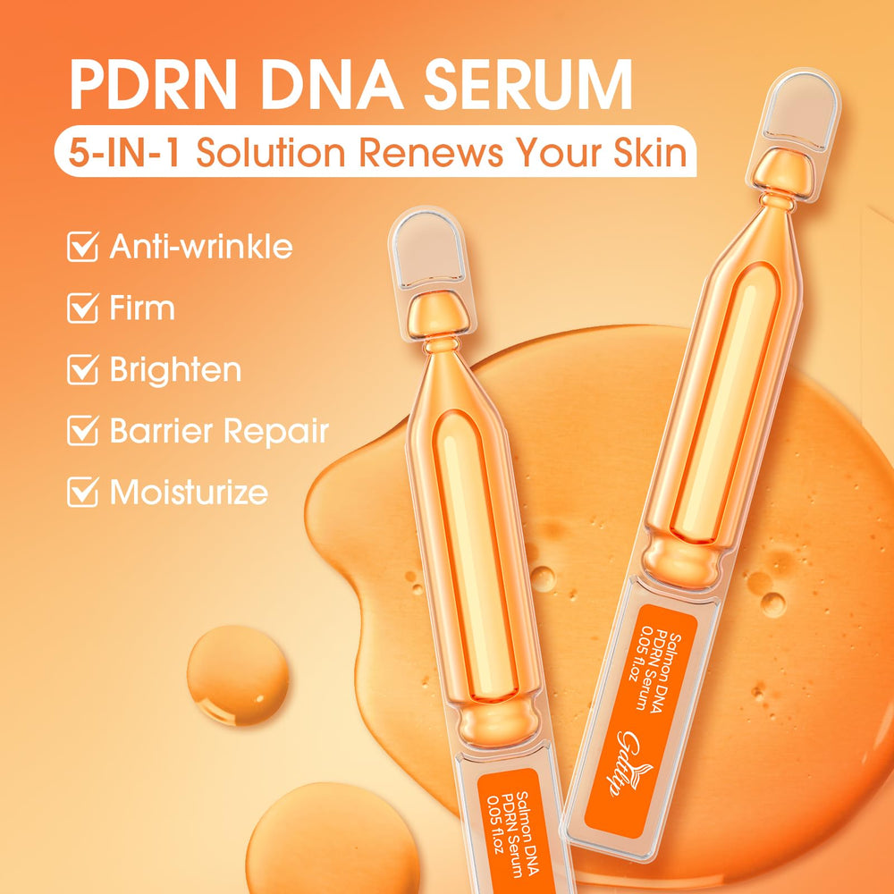 GDTLTP Salmon DNA Serum ampoules pack ready for travel