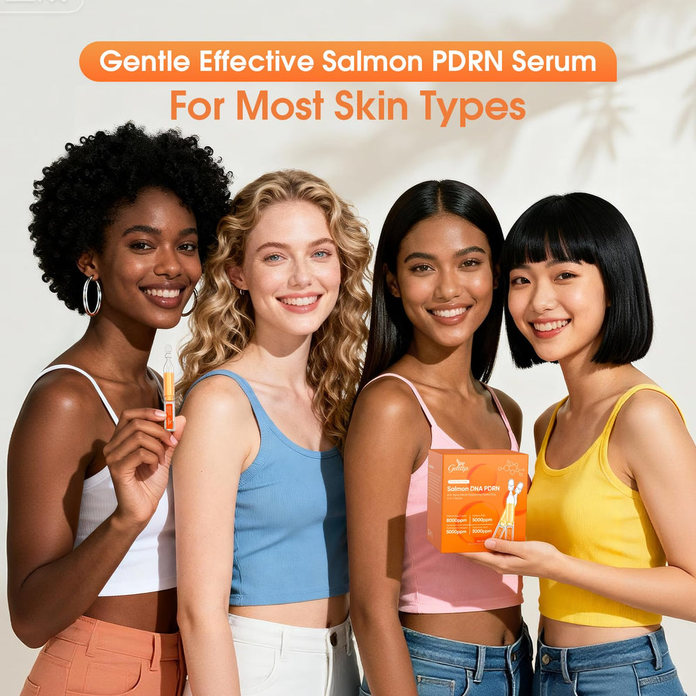 Texture of GDTLTP Salmon DNA Serum on the skin