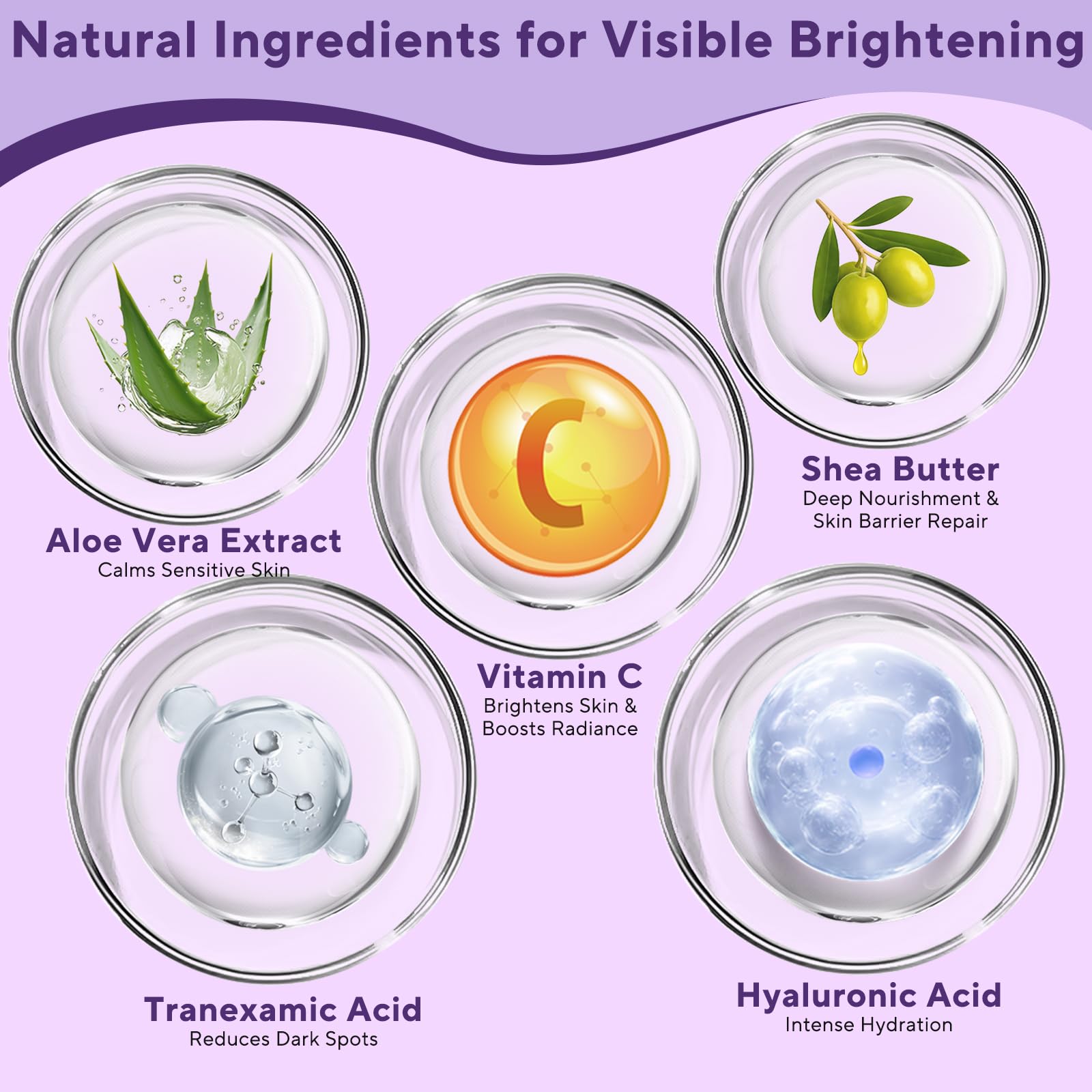 GEAFAW Hyaluronic acid and shea butter boost for hydration and glow.