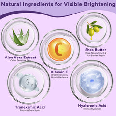 GEAFAW Hyaluronic acid and shea butter boost for hydration and glow.