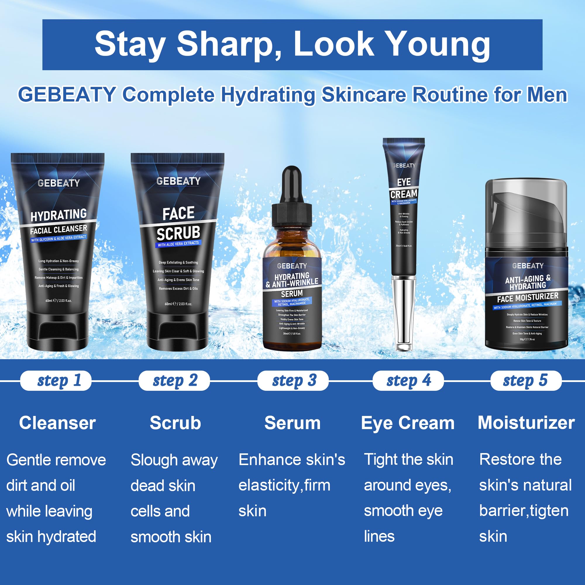 GEBEATY facial moisturizer hydrates skin for a healthy, everyday glow.