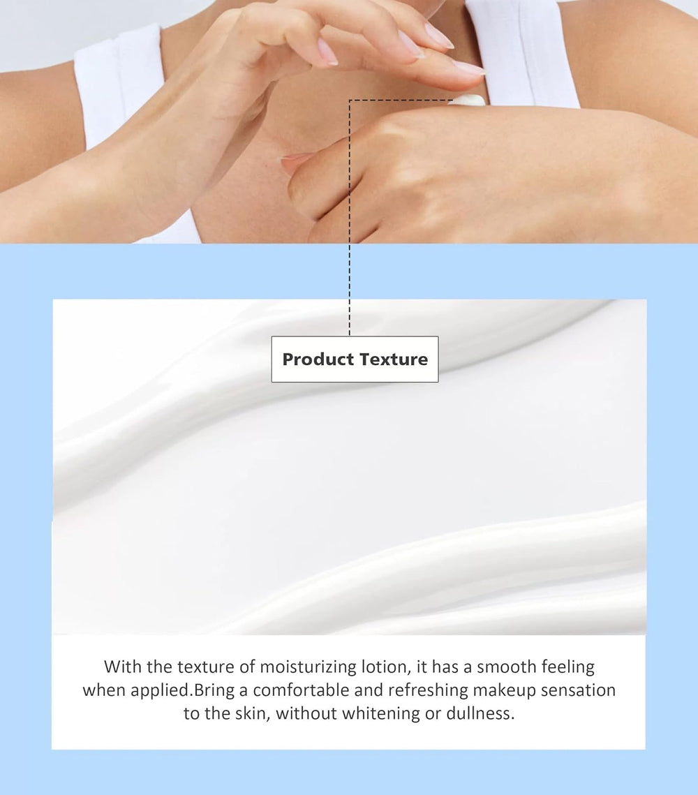 GEBUTP Relief Sun includes 30% rice extract for gentle care.