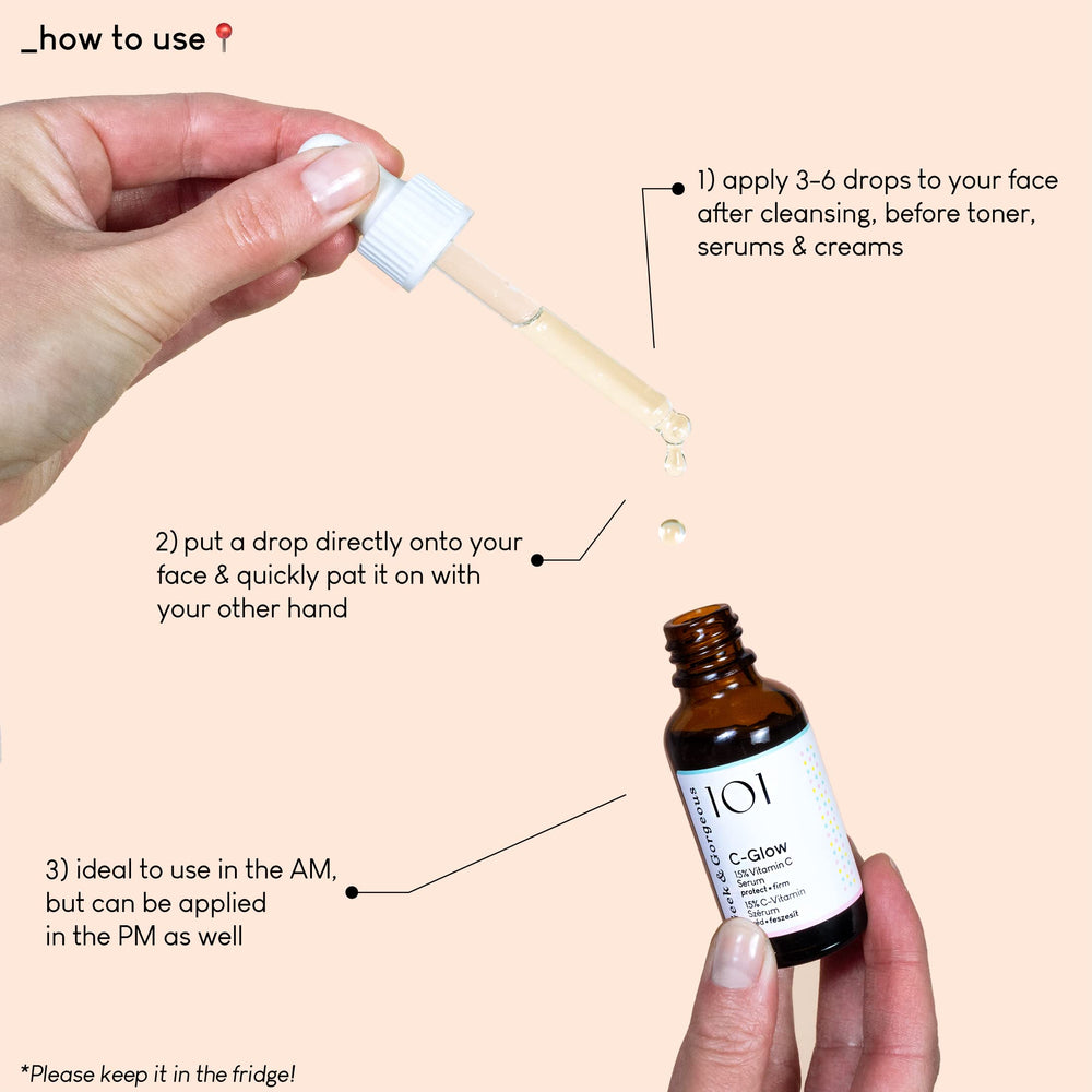 Geek & Gorgeous C-Glow light texture, ideal for layering under sunscreen.