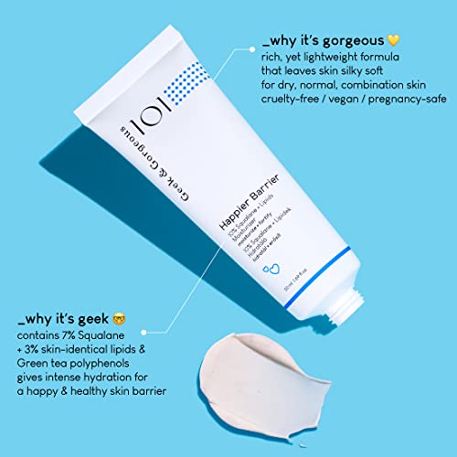 Geek & Gorgeous Happier Barrier squalane-7percent emphasizing strong moisture retention
