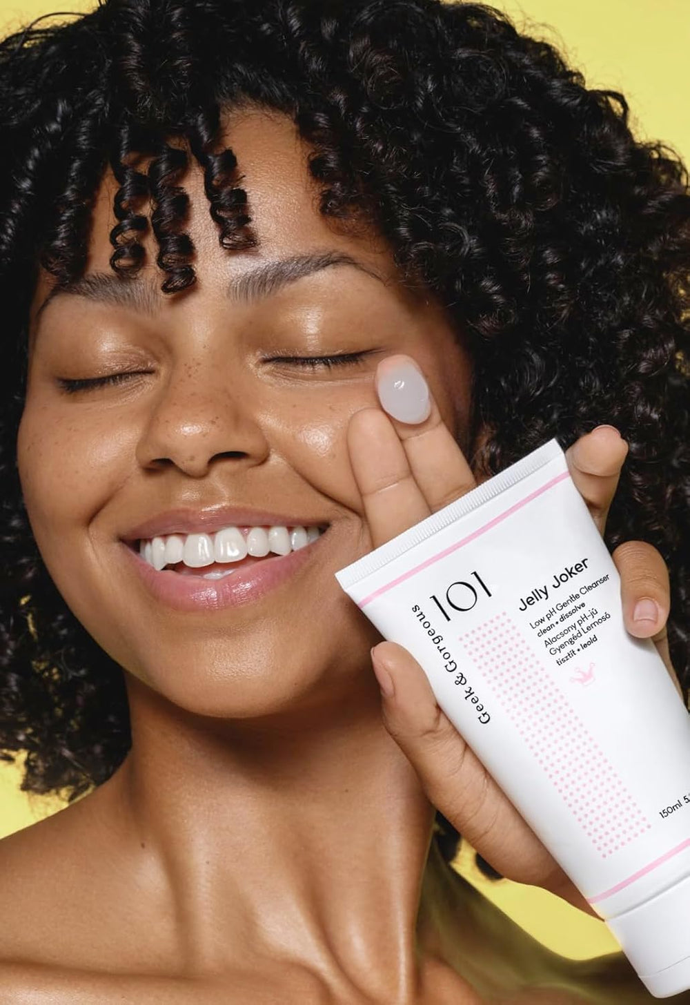 Jelly Joker packaging front emphasizing vegan and fragrance-free clean skincare.