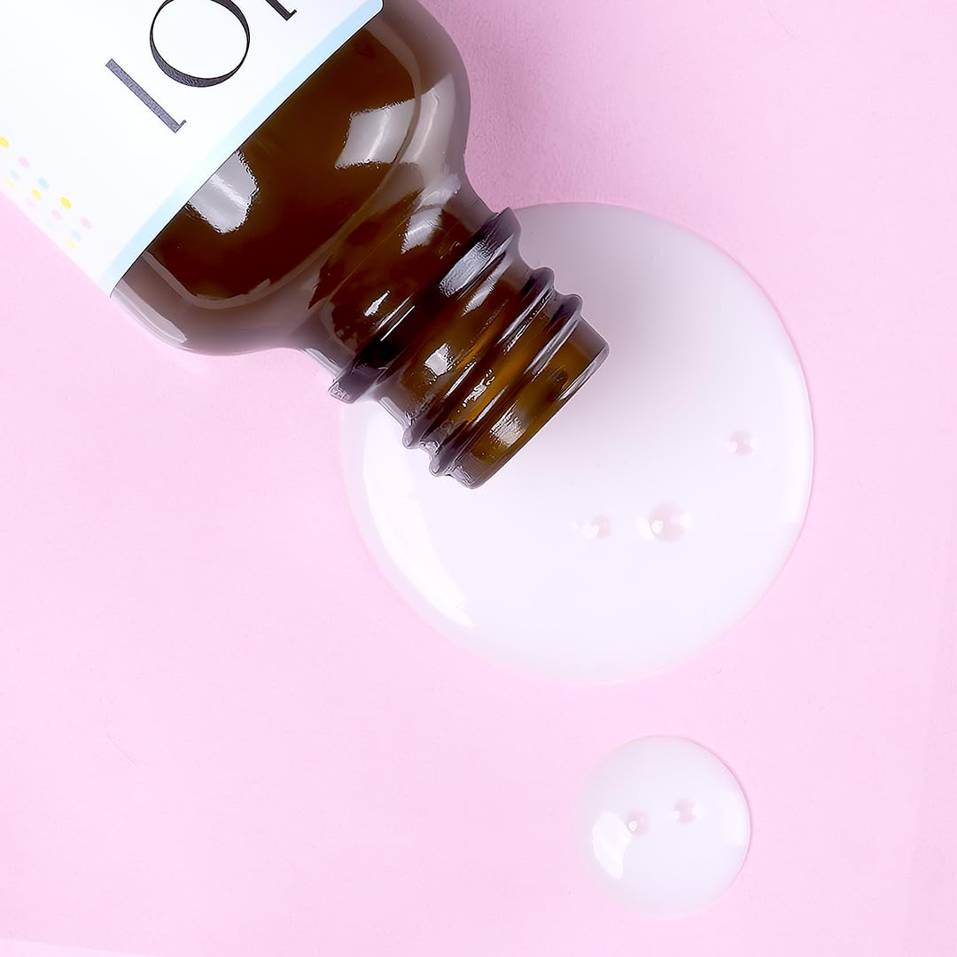 Close-up shows skin appearing more hydrated and even-toned after regular use.