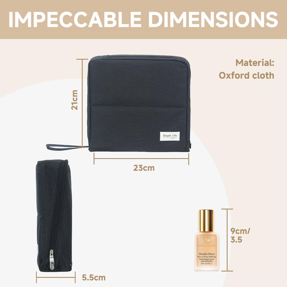 Geelraqaly open front panel with magnetic closure for easy access to brushes and tools