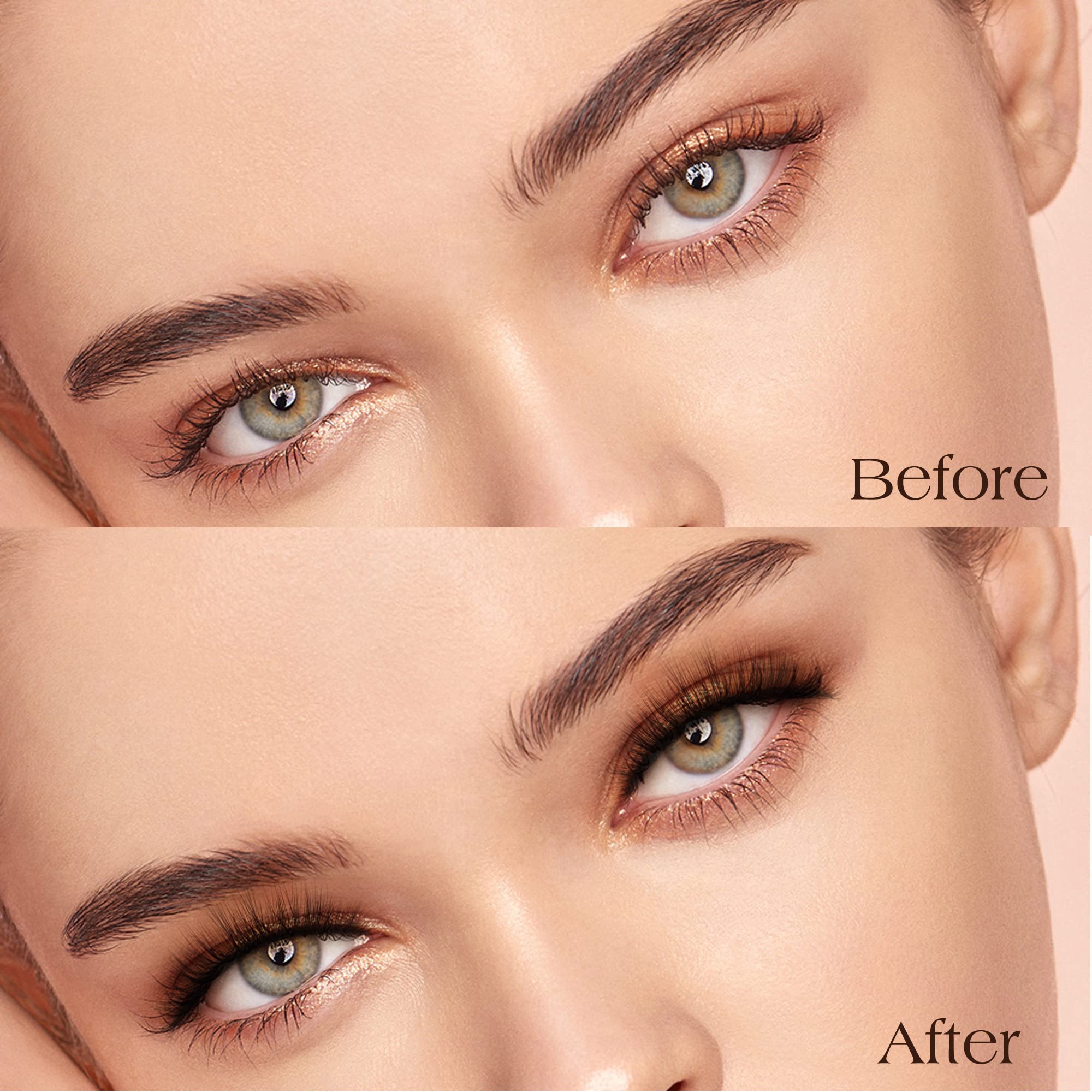 Geeneiya 3D natural look lashes brown mink for fuller daytime wear