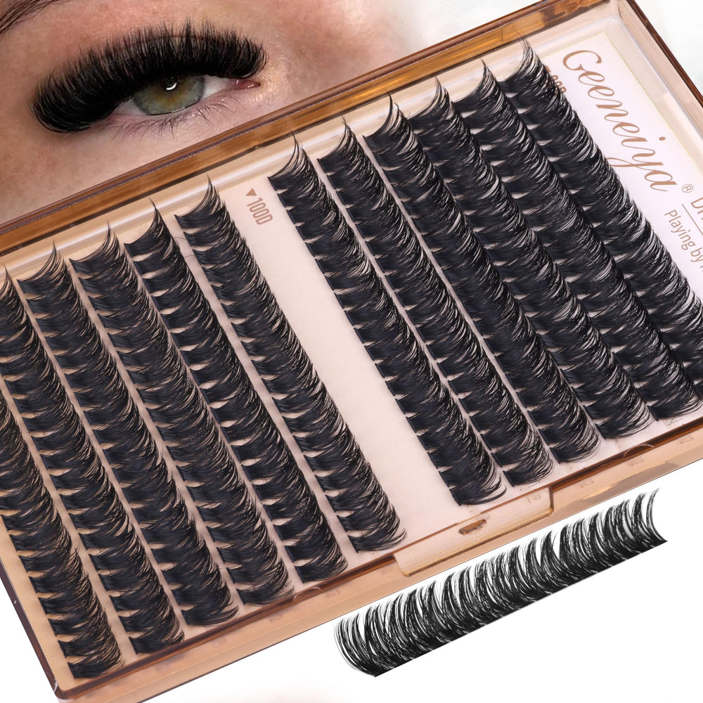 Geeneiya application tips with tweezers for seamless blend.
