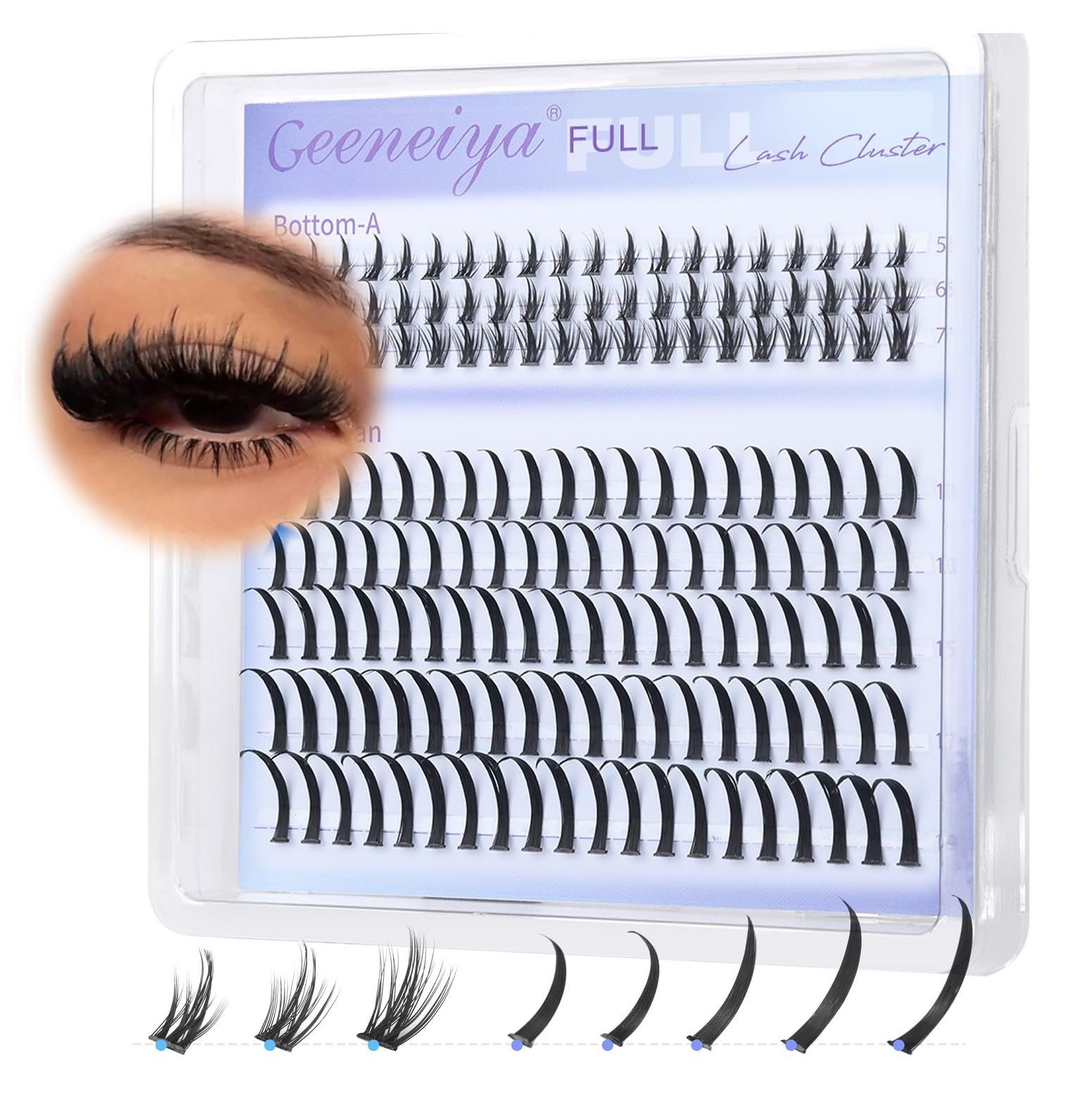 Geeneiya beginner-friendly clusters offer easy, customizable lash results