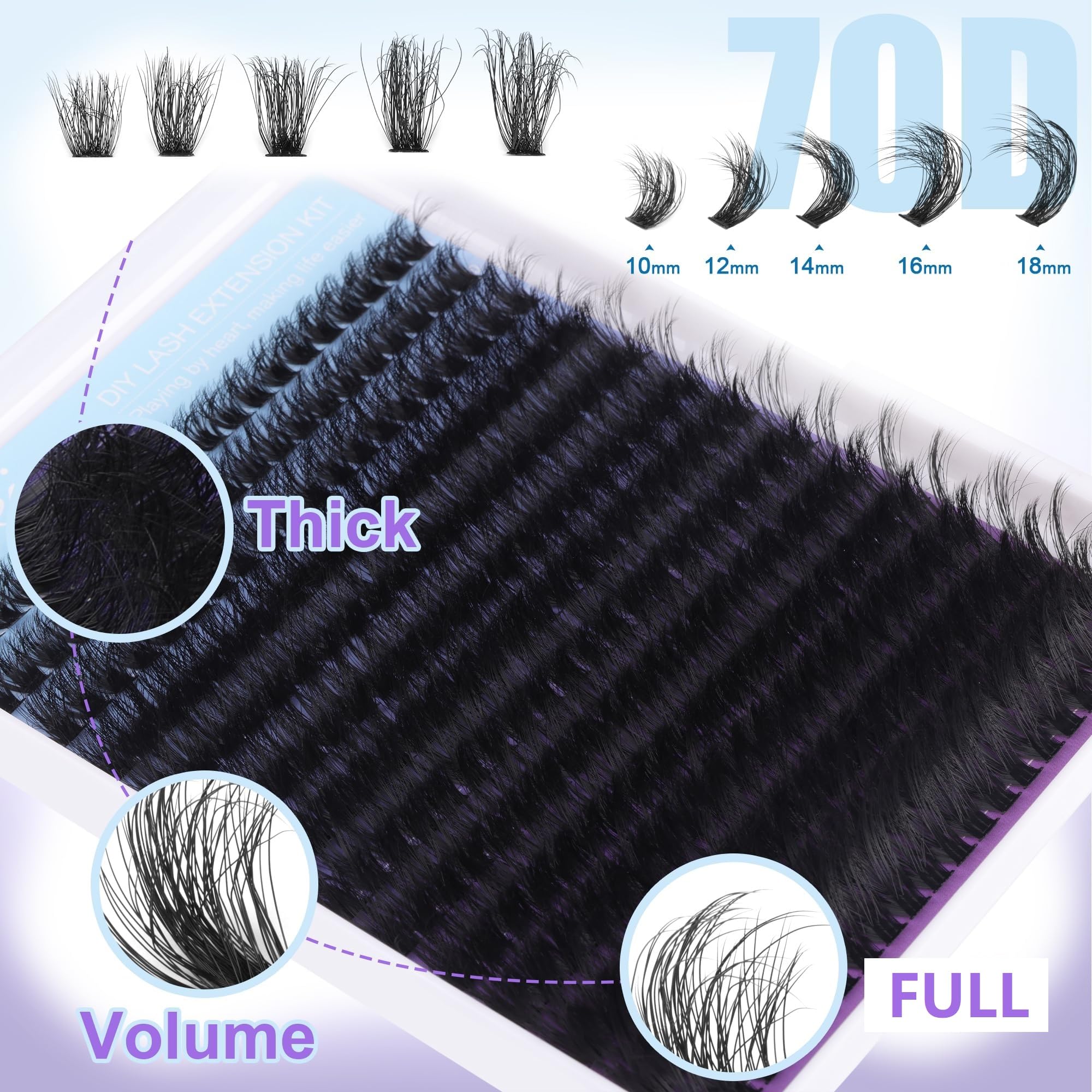 Geeneiya beginner-friendly lash clusters for versatile DIY looks at home.
