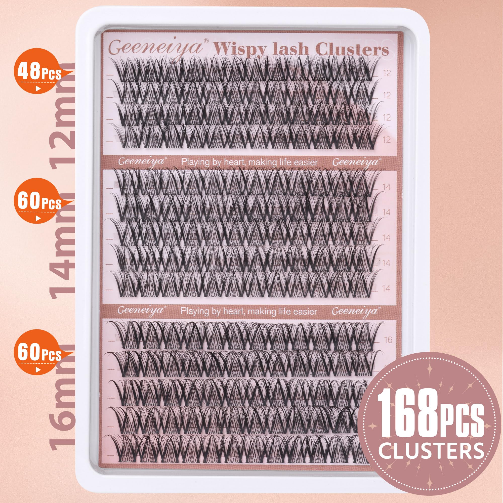 Geeneiya DIY 168pcs kit enables easy at-home lash crafting