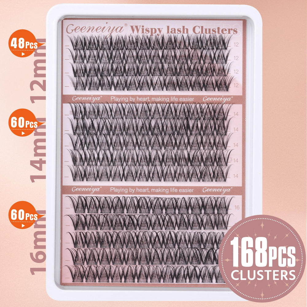 Geeneiya DIY 168pcs kit enables easy at-home lash crafting