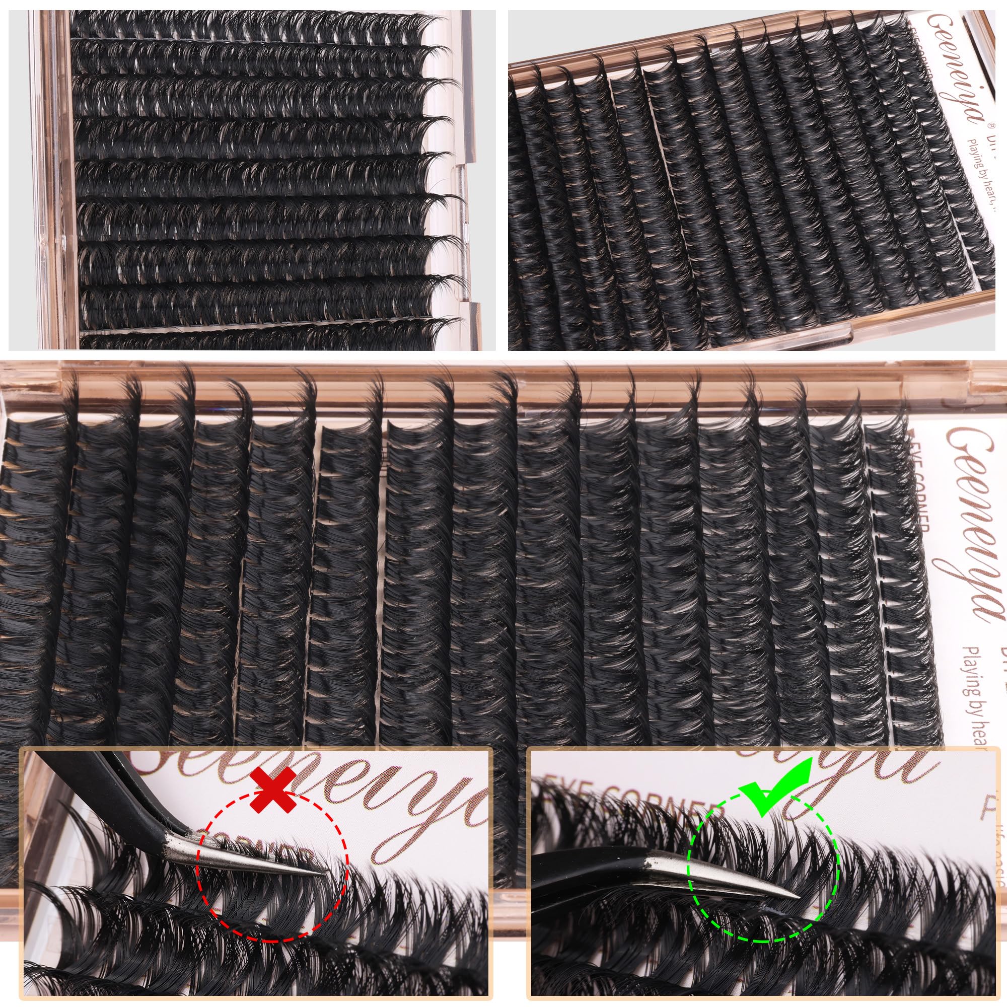 Geeneiya complete DIY lash extensions guide for home use