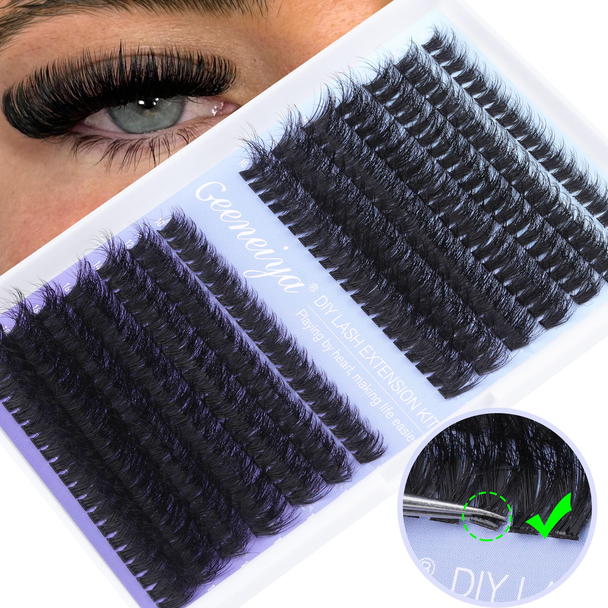 Geeneiya diy-lashes-at-home enables salon-like results without visits.