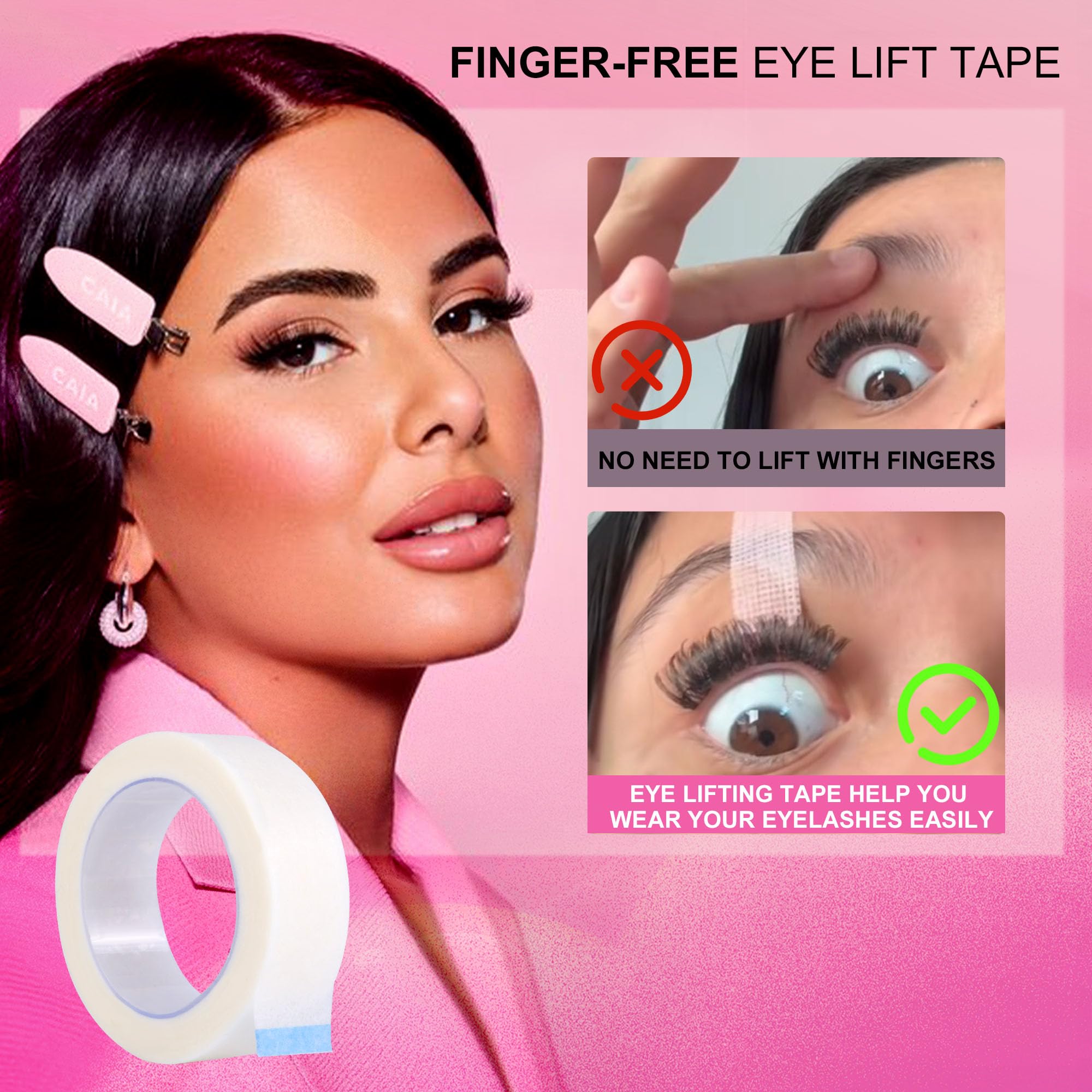 Geeneiya Eye Lifting Tape for clean upper-lid definition.