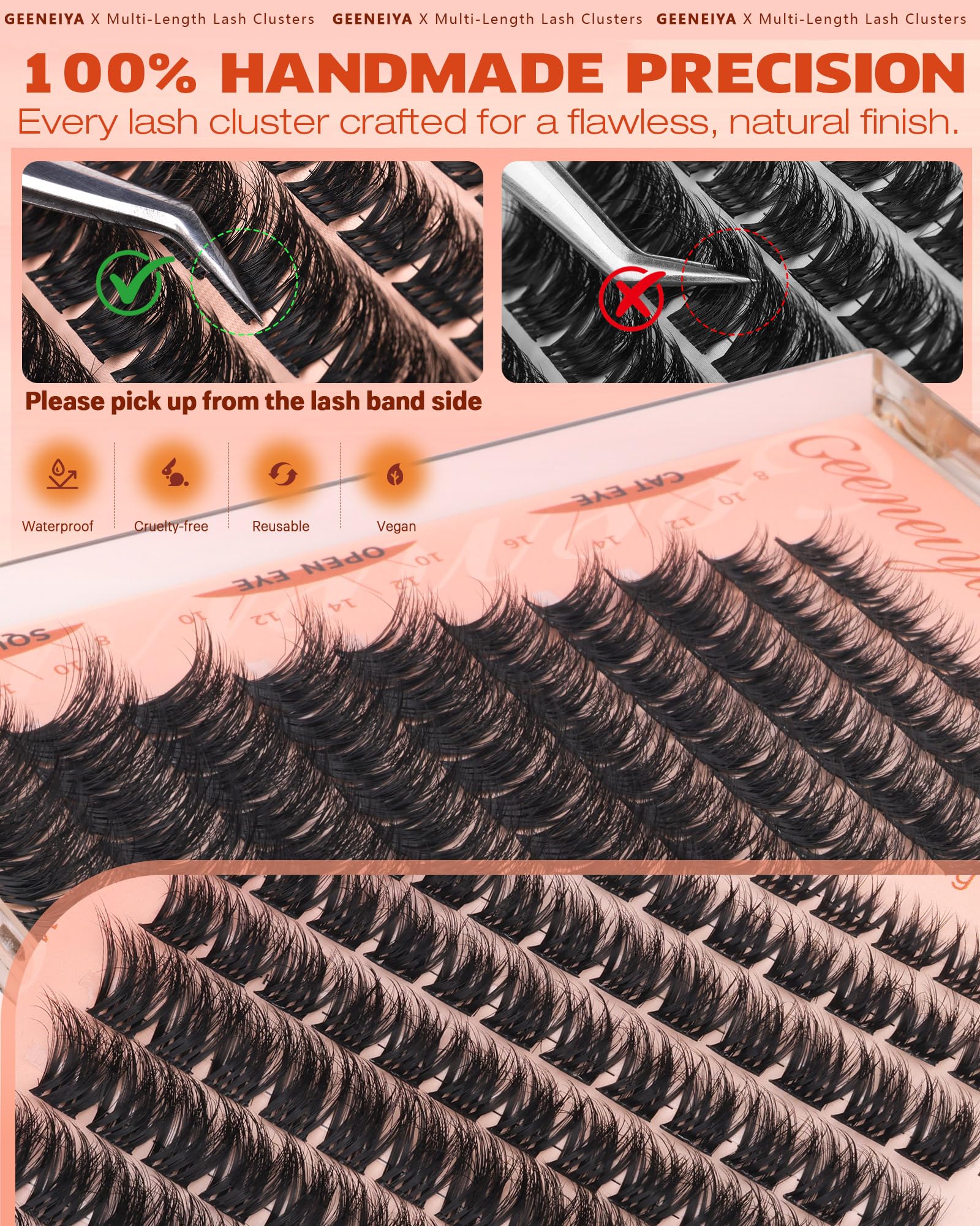Geeneiya Fluffy Lash Clusters after-sales support from Geeneiya for a satisfying experience.