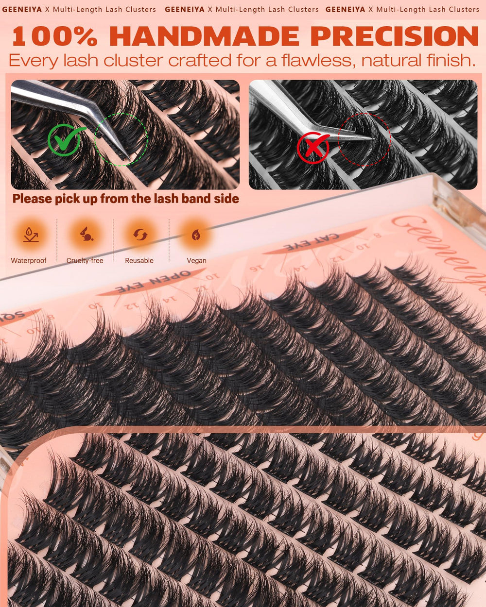 Geeneiya Fluffy Lash Clusters after-sales support from Geeneiya for a satisfying experience.
