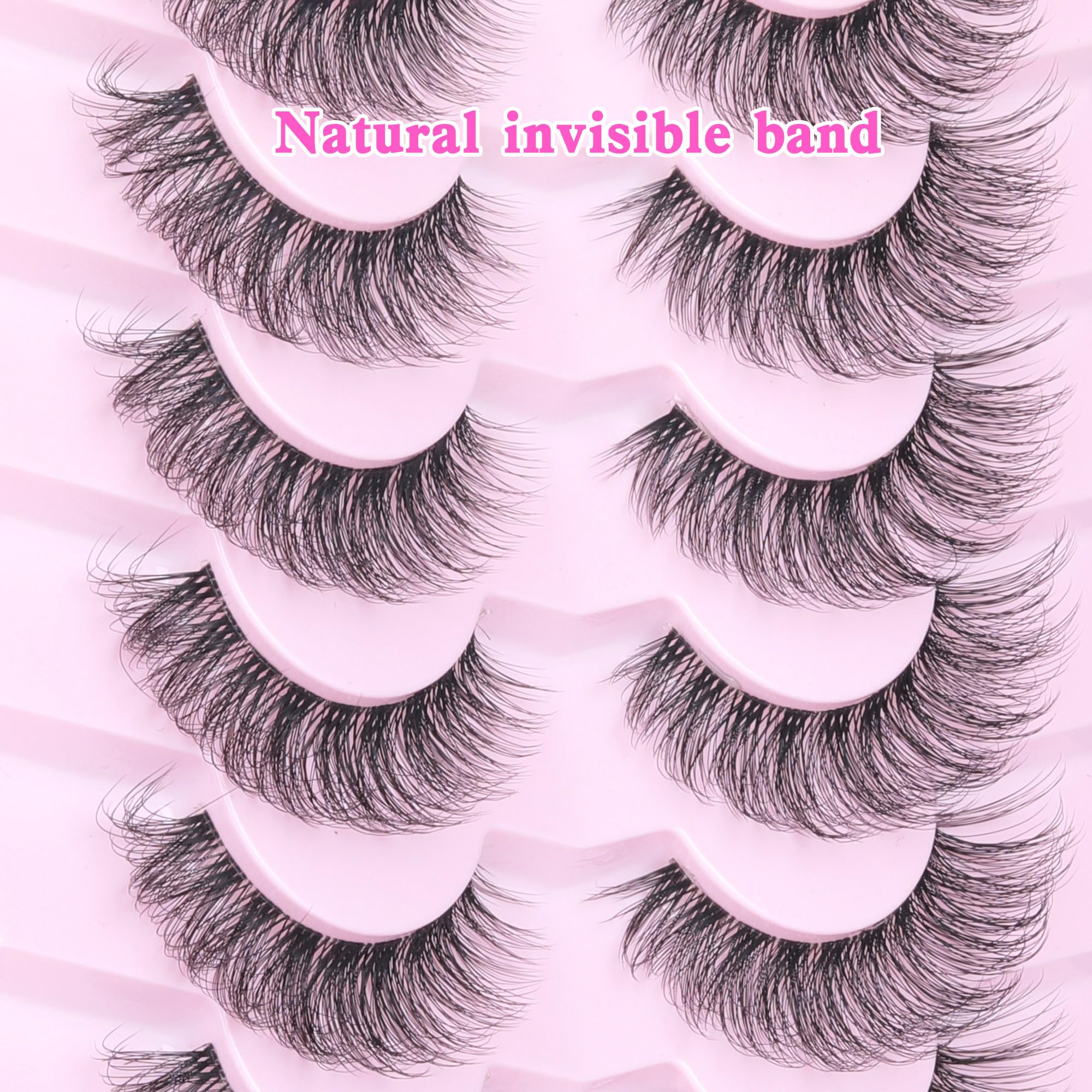 Geeneiya handmade 15mm lashes with flexible band for easy fitting