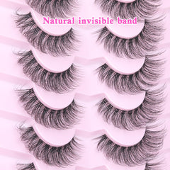 Geeneiya handmade 15mm lashes with flexible band for easy fitting