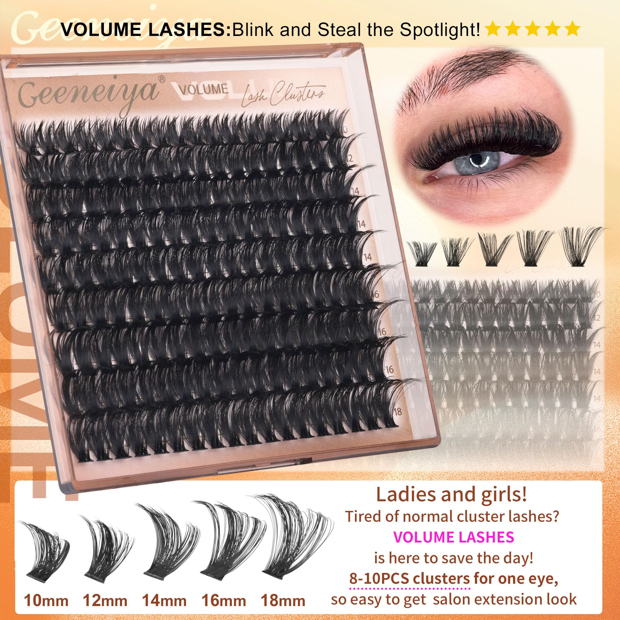 Geeneiya Lash Remover allows gentle, clean removal.