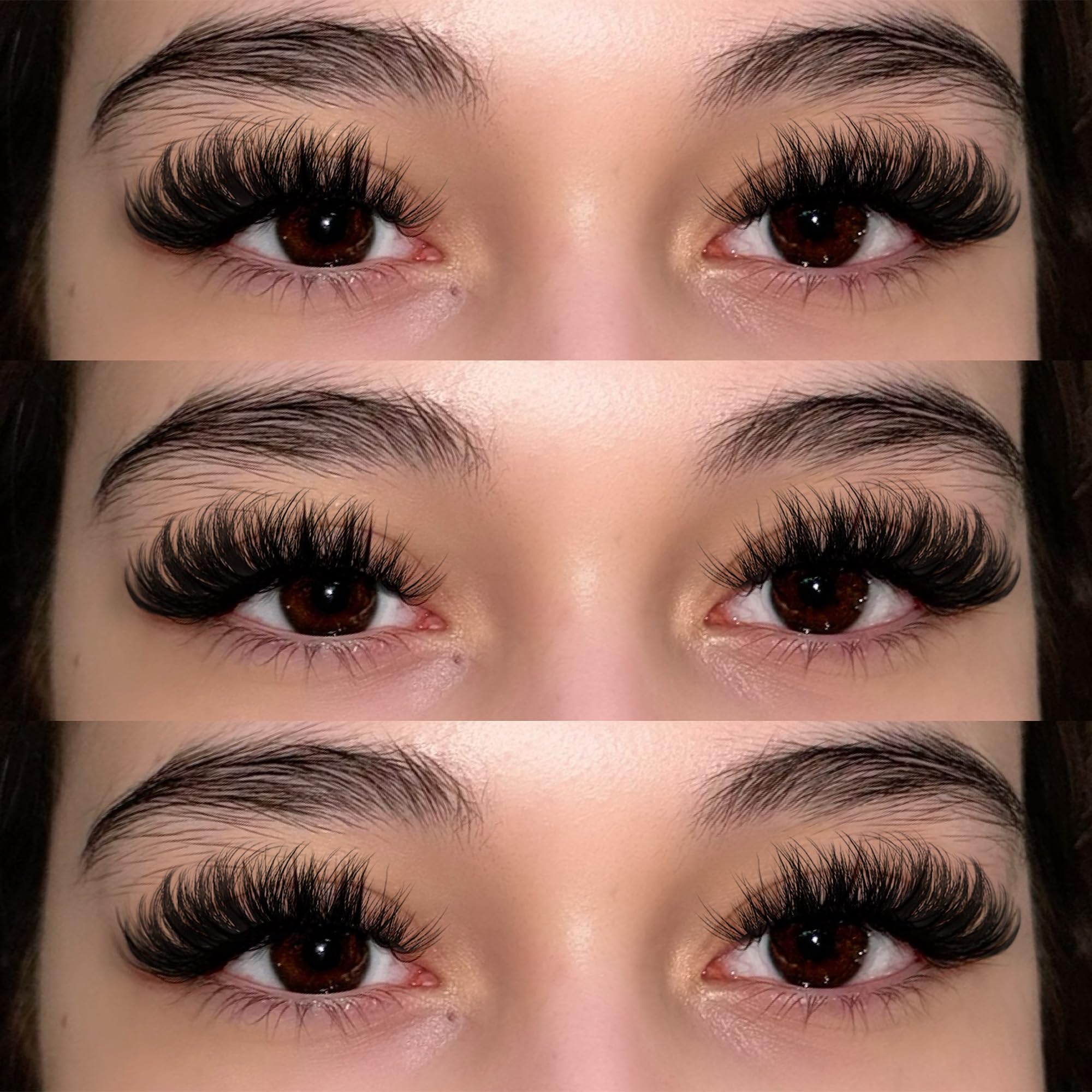 Geeneiya lash tweezers for precise application and blending.