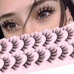 Geeneiya Manga Lashes 3D Spiky deliver bold anime-inspired eyes for cosplay wear.