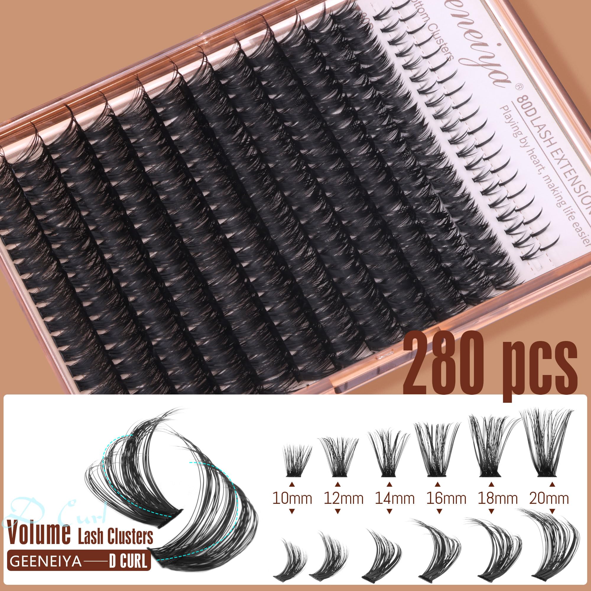 Geeneiya matte black wispy clusters feel lightweight and natural