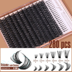 Geeneiya matte black wispy clusters feel lightweight and natural