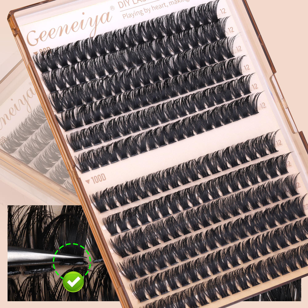 Geeneiya DIY lashes deliver a professional look at home.