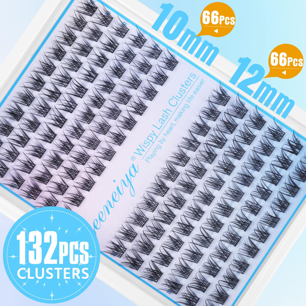 Geeneiya seamless-fit cluster lashes blend with natural lashes