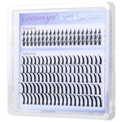 Geeneiya spike lash clusters define the eye with wispy spikes for layered drama