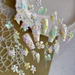 Gehaiwo 3D flowers mold suitable for resin charms and DIY jewelry components