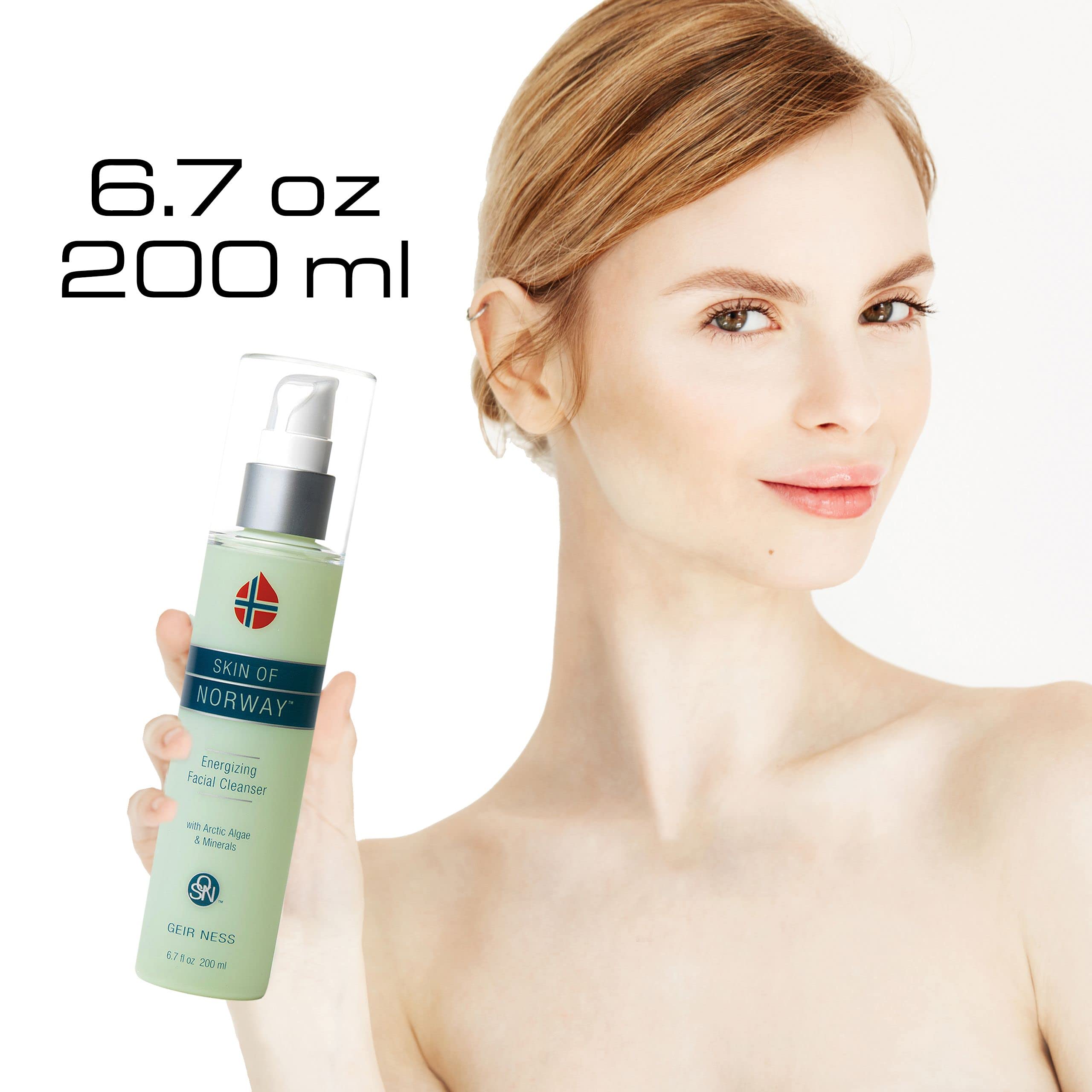 Geir Ness after-cleanse skin appears smooth and comfortable.