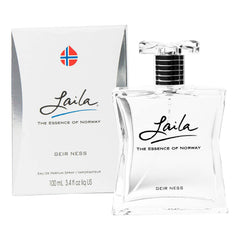 Geir Ness Laila bottle front view, showcasing a fresh everyday fragrance.