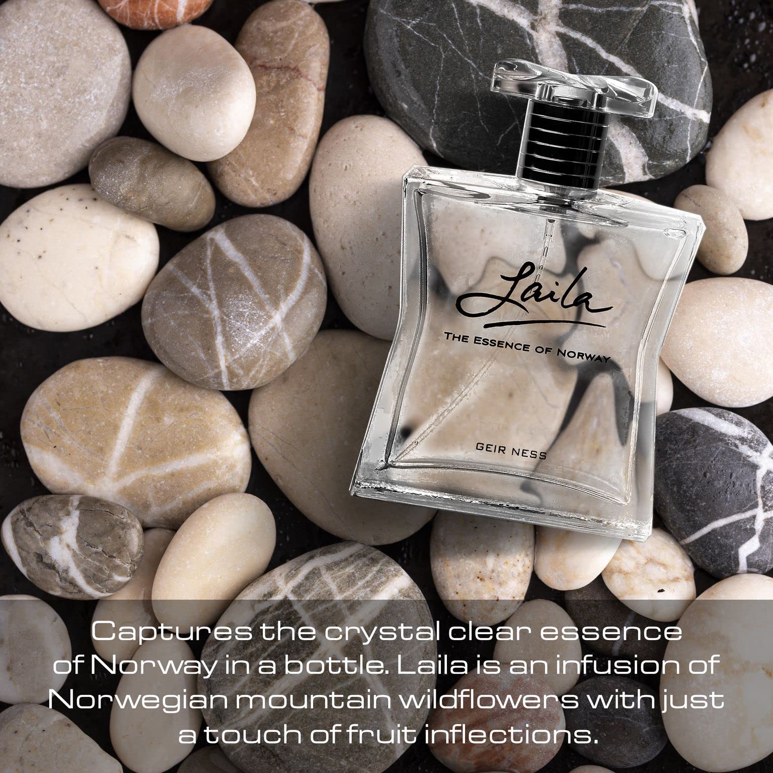 Geir Ness Laila nightstand scene suggests evening refinement and mood boost.