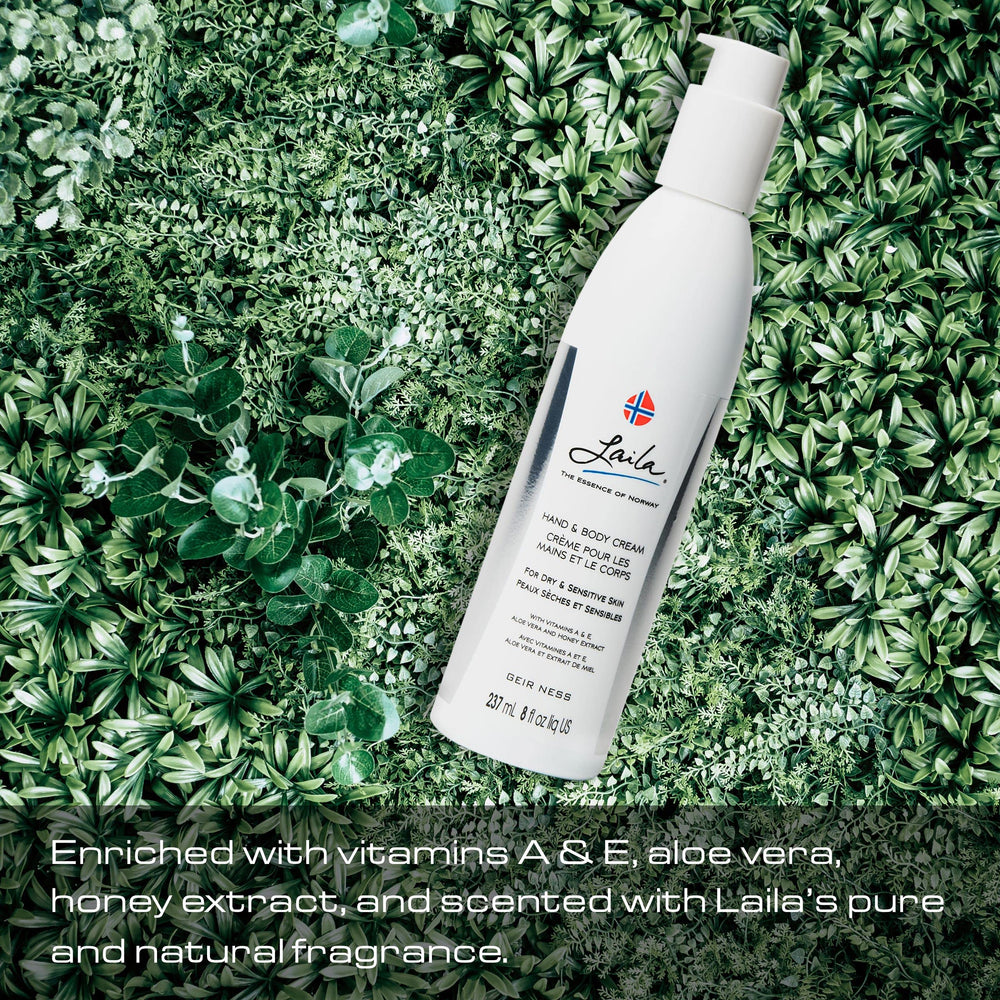Geir Ness Laila packaging back highlighting ingredients and benefits