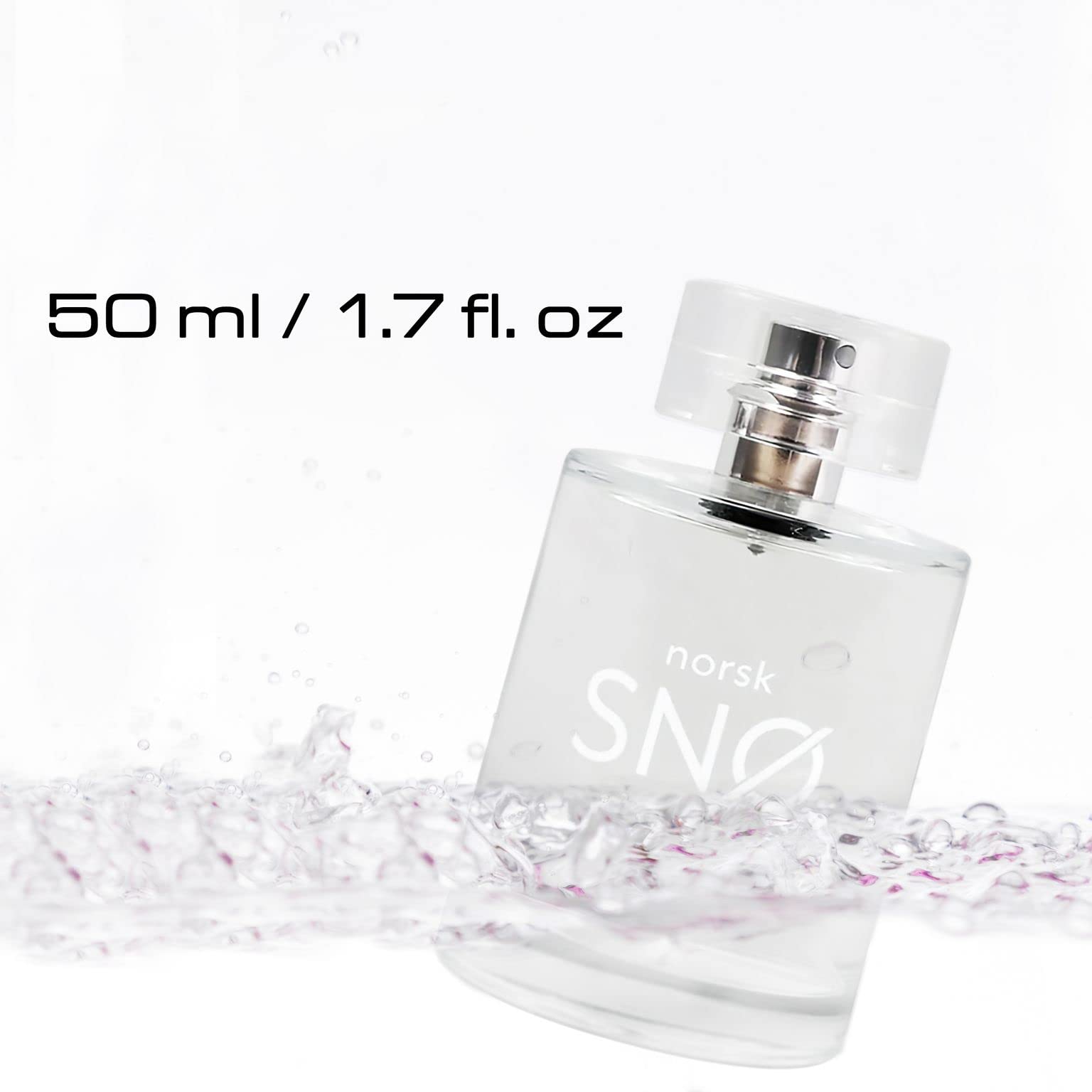Geir Ness Norsk Sno bottle with frosted glass and elegant cap.