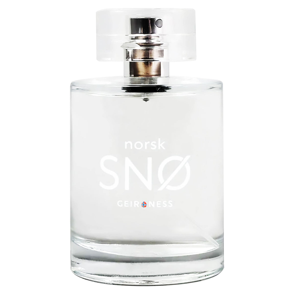 Geir Ness Norsk Snø perfume bottle close-up for a refined unisex fragrance